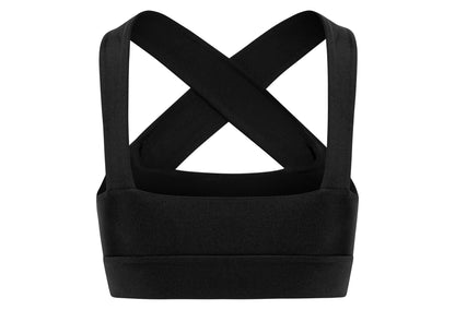 187 Decoltée Sport Bra in Schwarz