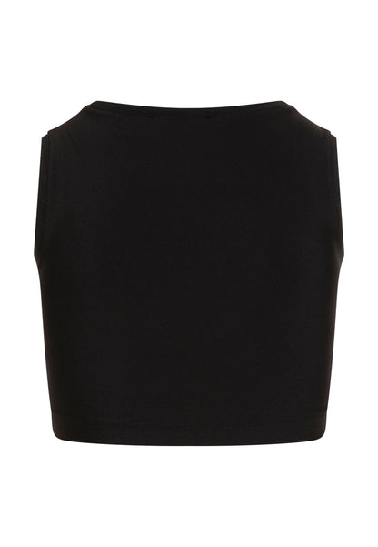 109 Sport Bra With Zipper in Schwarz