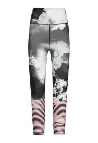 1022 Extra High Waist Leggings in Grau & Rosa