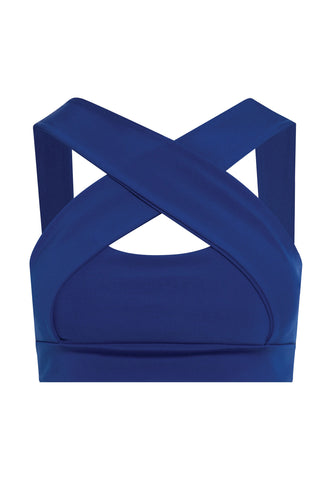 195 Decoltée Sport Bra in Royalblau