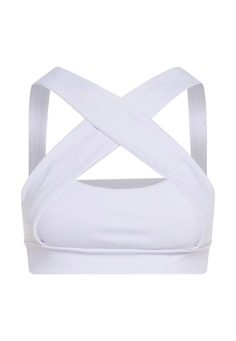 190 Decoltée Sport Bra in Weiss