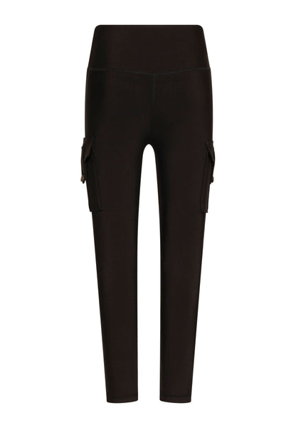 1122 - Cargo Leggings - Stylish Black Comfort 🖤✨