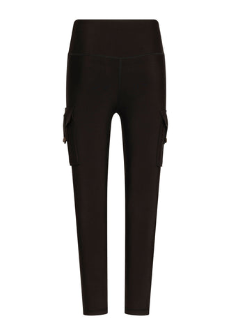 1122 - Cargo Leggings - Stylish Black Comfort 🖤✨