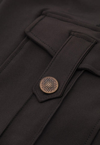 1122 - Cargo Leggings - Stylish Black Comfort 🖤✨