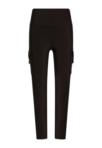 1122 Cargo Leggings in Schwarz