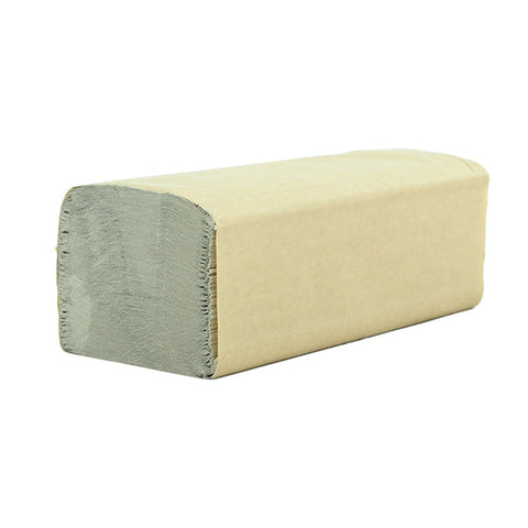 Asciugamano di carta, piegatura a V, 1-strato, riciclo naturale, 25 x 23 cm, 5.000 fogli
