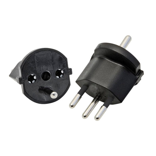 DE-zu-CH Stecker Fix-Adapter (Schuko) – Kompakt & Sicher