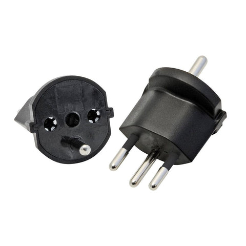 DE-zu-CH Stecker Fix-Adapter (Schuko) – Kompakt & Sicher