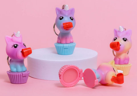 Unicorn Long Tongue Lip Balm ass.