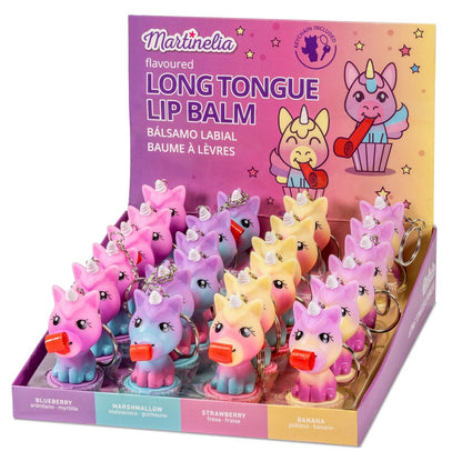 Unicorn Long Tongue Lip Balm ass.