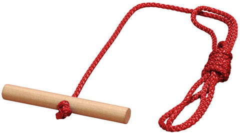 Ziehleine für Schlitten rot