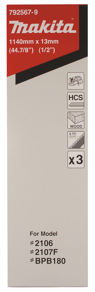 
          Bandsägeblätter HCS  für Holz 
          792567-9
        