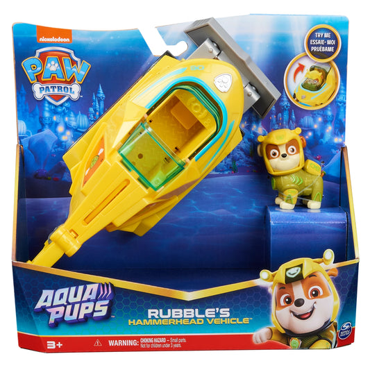 Paw P. Aqua Pups Rubble+Vehicle