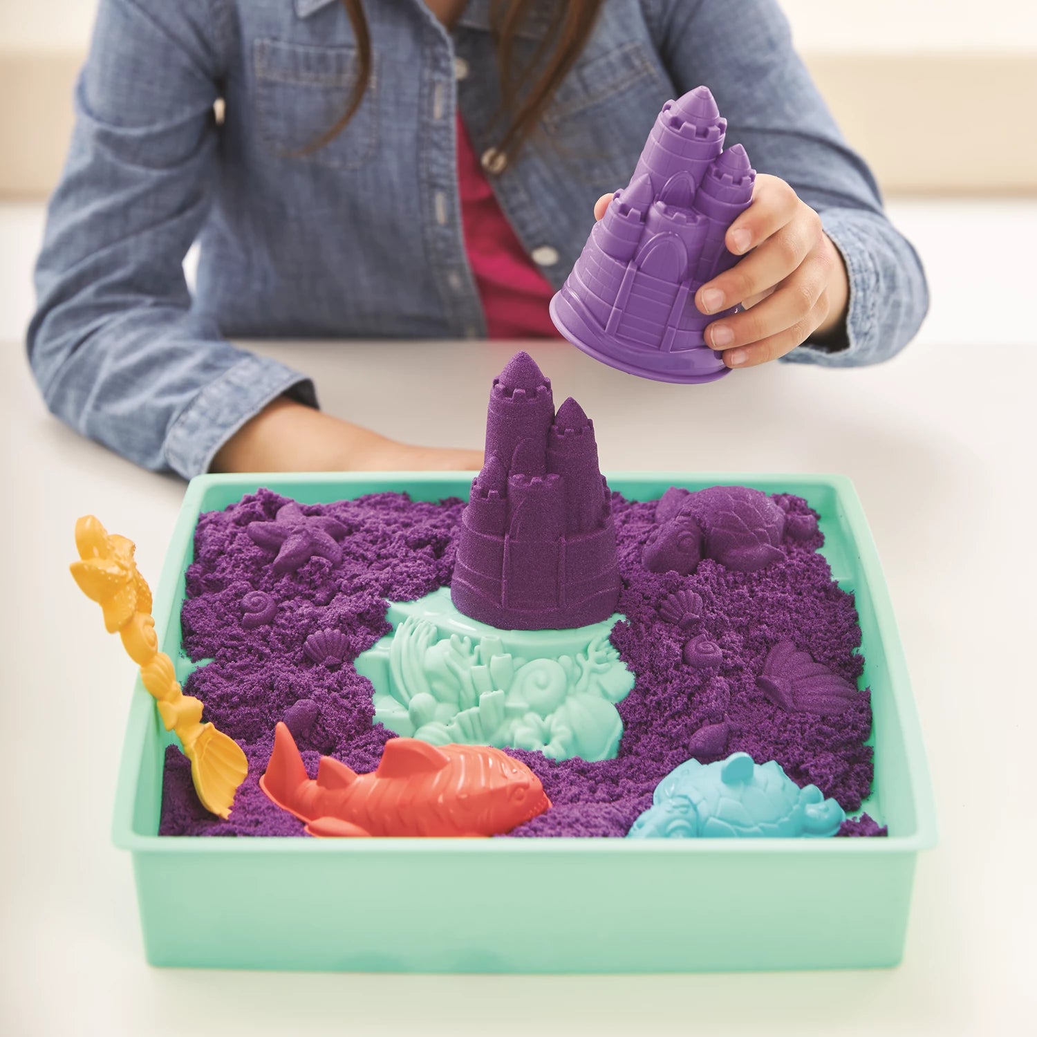 Kinetic Sand Box Lila 454 g