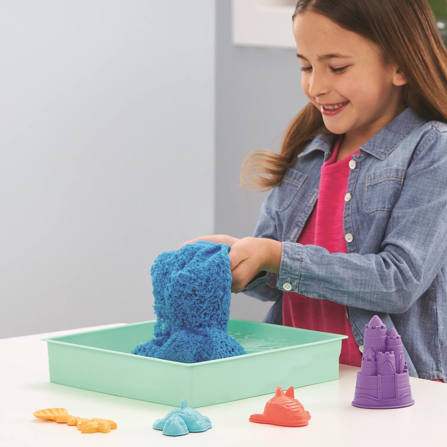 Kinetic Sand Box Blau 454 g