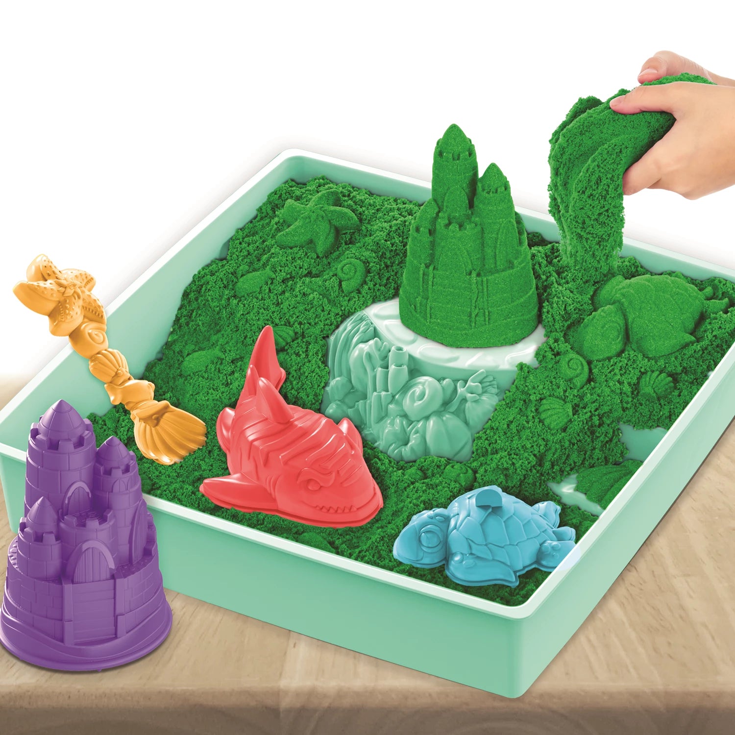 Kinetic Sand Box Grün 454 g