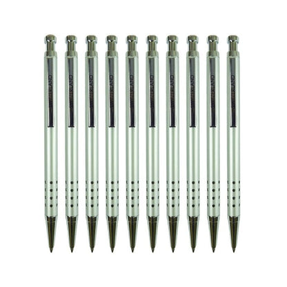 Starlight Swiss BC Kugelschreiber 10er Set – Metall, Swissness-Signet, breiter Clip, 13,8 cm