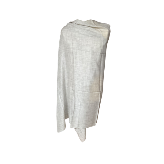 AISHITERU - Elise Cashmere Shawl - Pure Ivory Serenity ✨🧣