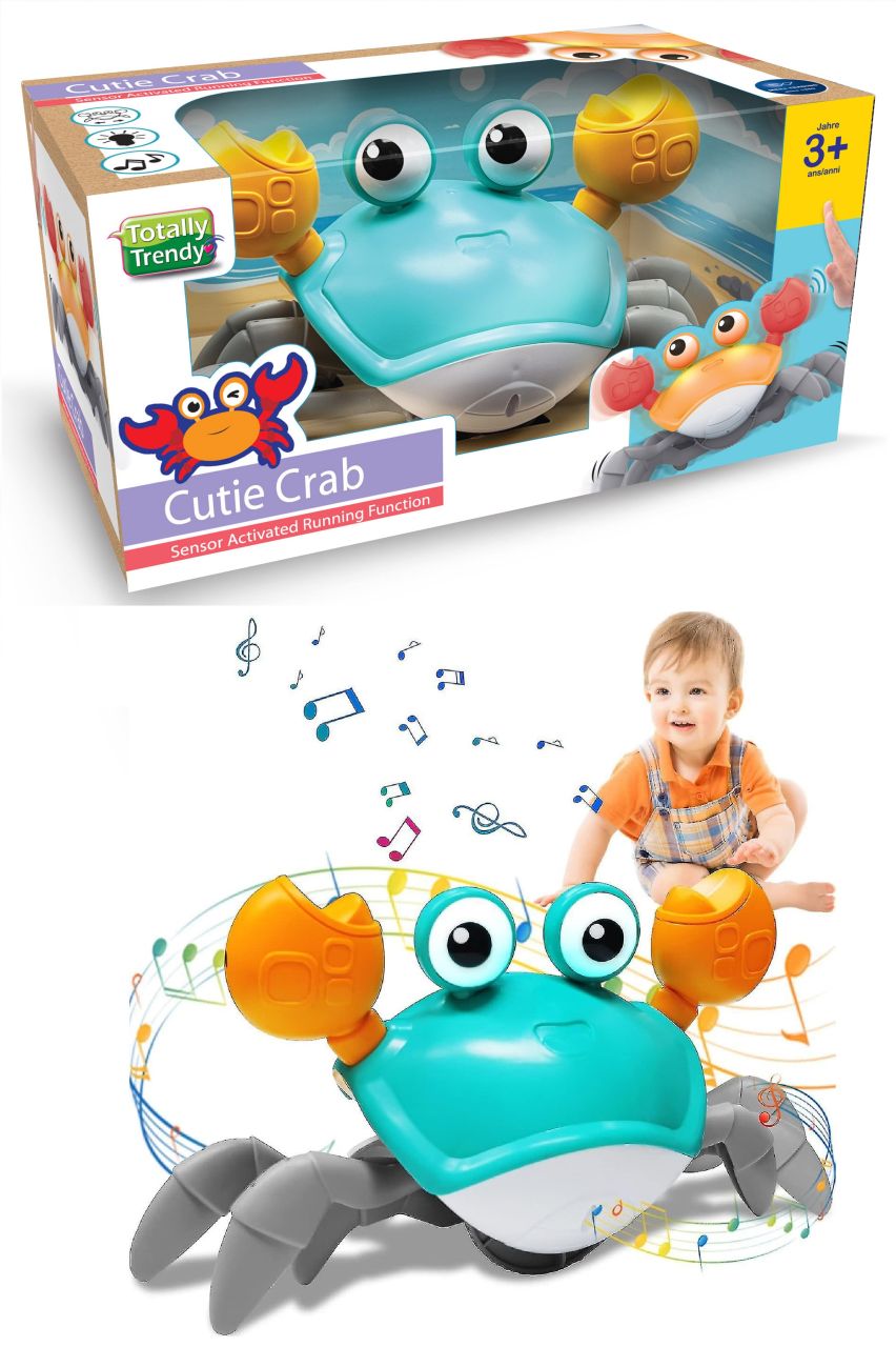Totally Trendy laufende Krabbe mit Musik & Sensor