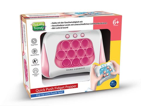 Totally Trendy Push Fidget Popper pink