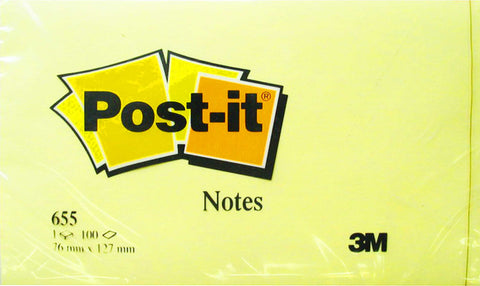 Post-it gelb 76 x 127 mm  6x10