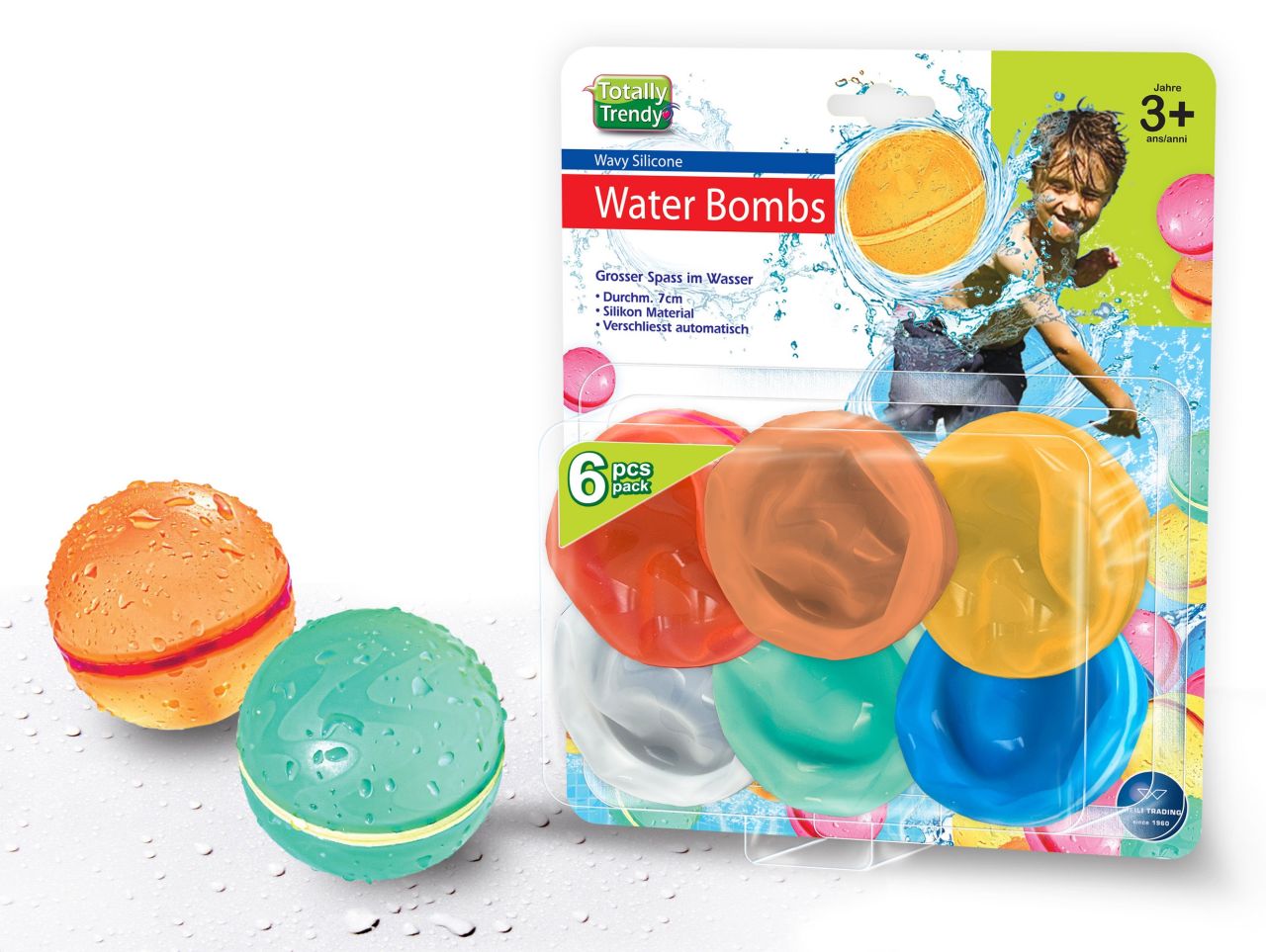 Wiederverwendbare Silikon Wasserbomben 6 Stück