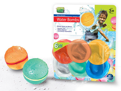 Wiederverwendbare Silikon Wasserbomben 6 Stück