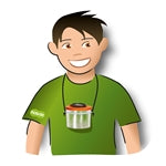 Becherlupe mit Pinzette 45mm (MQ12)