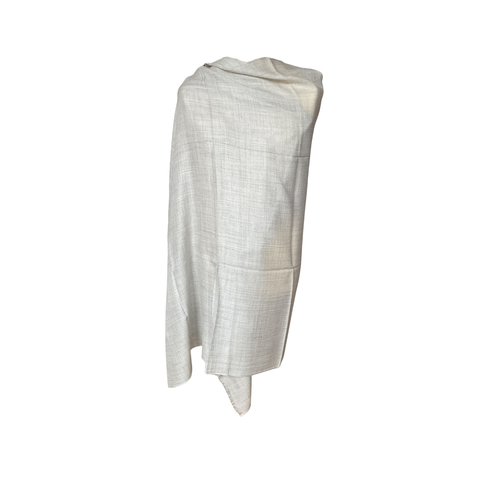 AISHITERU - Elise Cashmere Shawl - Pure Ivory Serenity ✨🧣