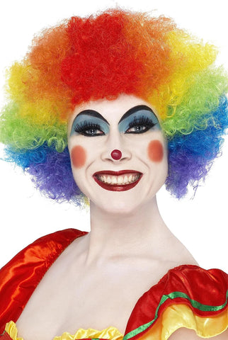 Perücke Clown Regenbogen