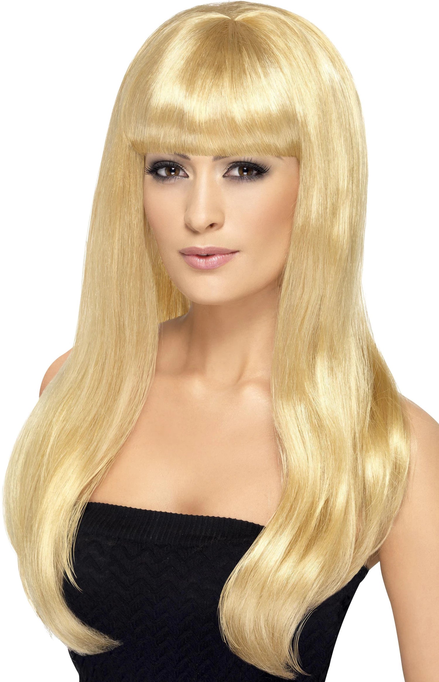 Perücke blond lang