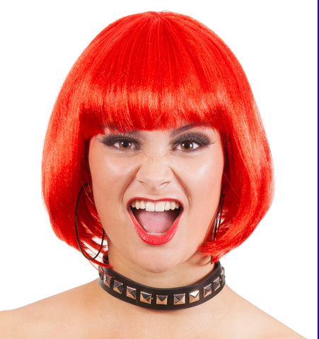 Perücke Bobline rot