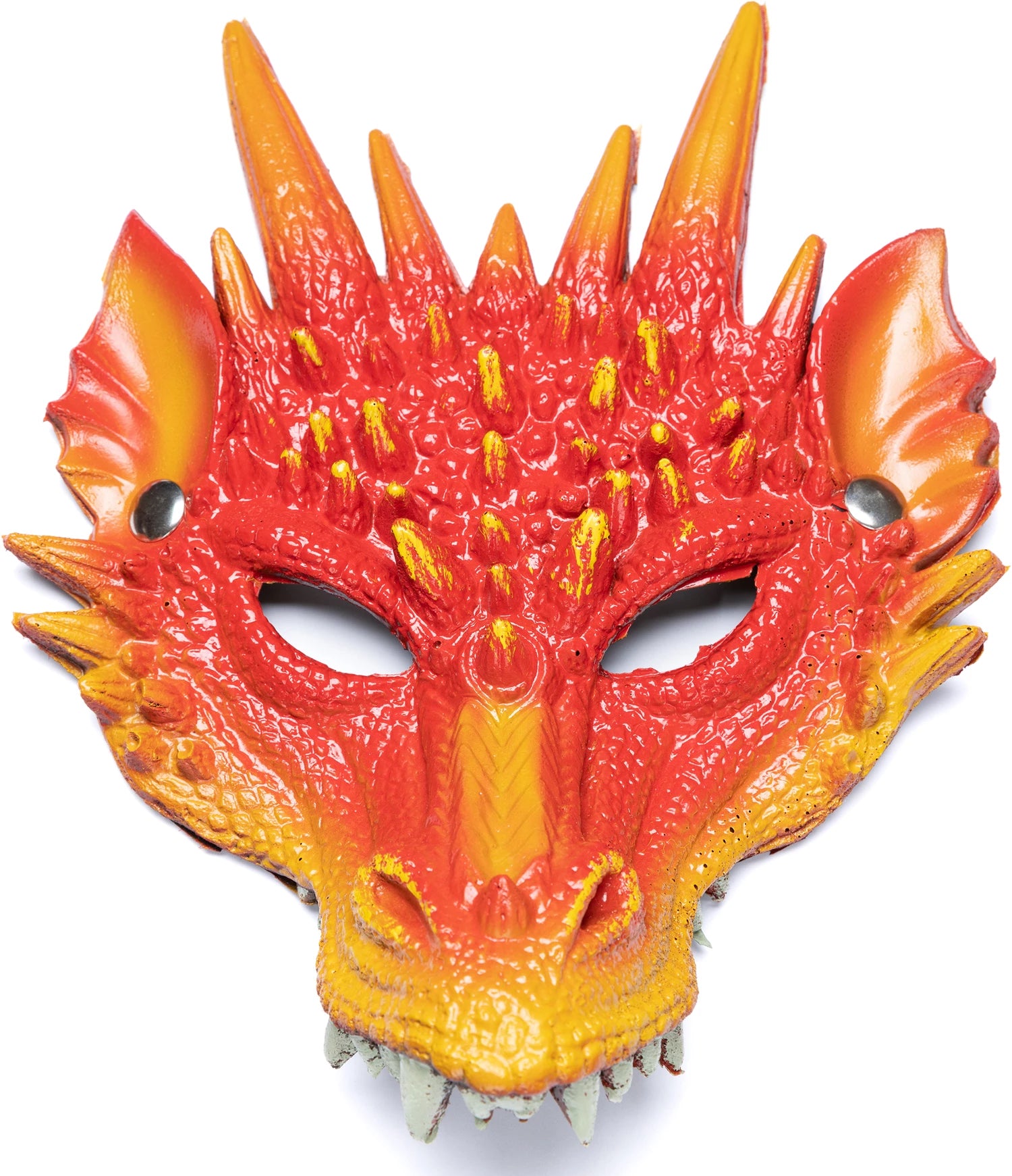 Maske Drachen orange