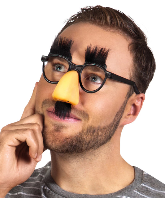 Brille mit Nase, Augenbrauen