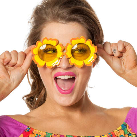 Brille Blume Flower Power