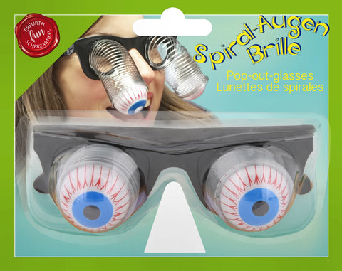 Brille mit Spiralaugen