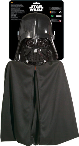 Darth Vader Maske mit Umhang
