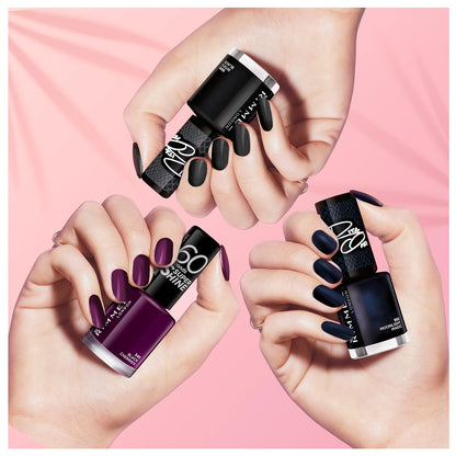Rimmel London Super, Nagellack, Schwarz Glanz, 8 ml (1er Pack)