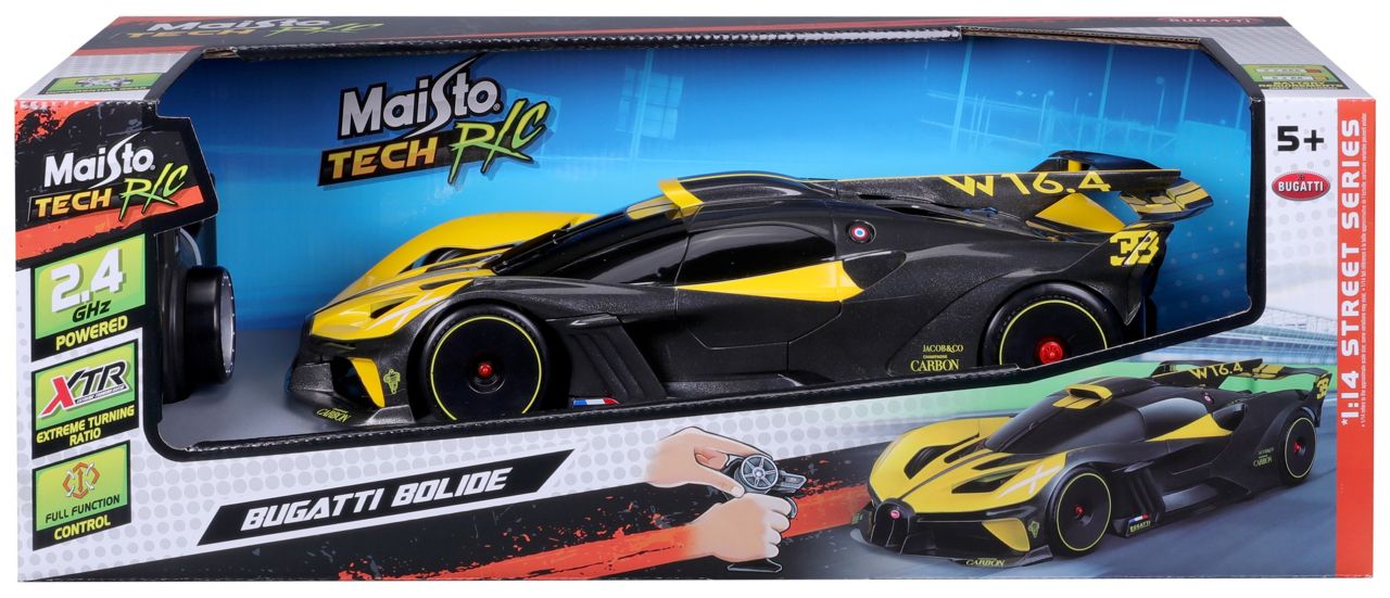 RC Bugatti Bolide 1/14, 2.4Ghz gelb