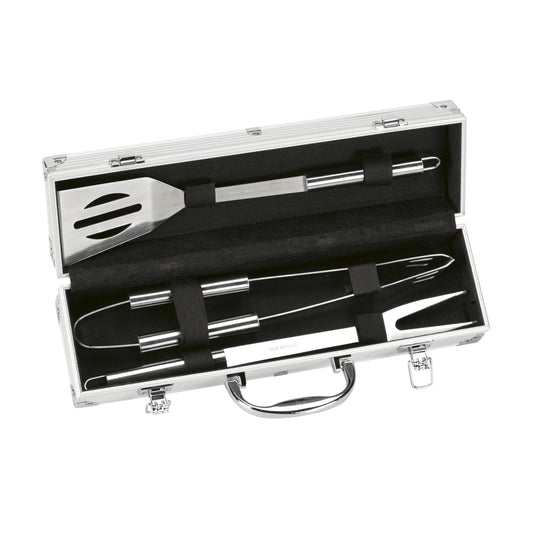 BBQ-Tools-3-teiliges BBQ-Set aus Stahl