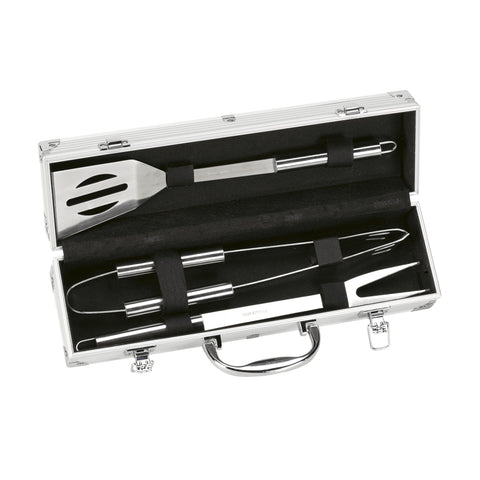 BBQ-Tools-3-teiliges BBQ-Set aus Stahl