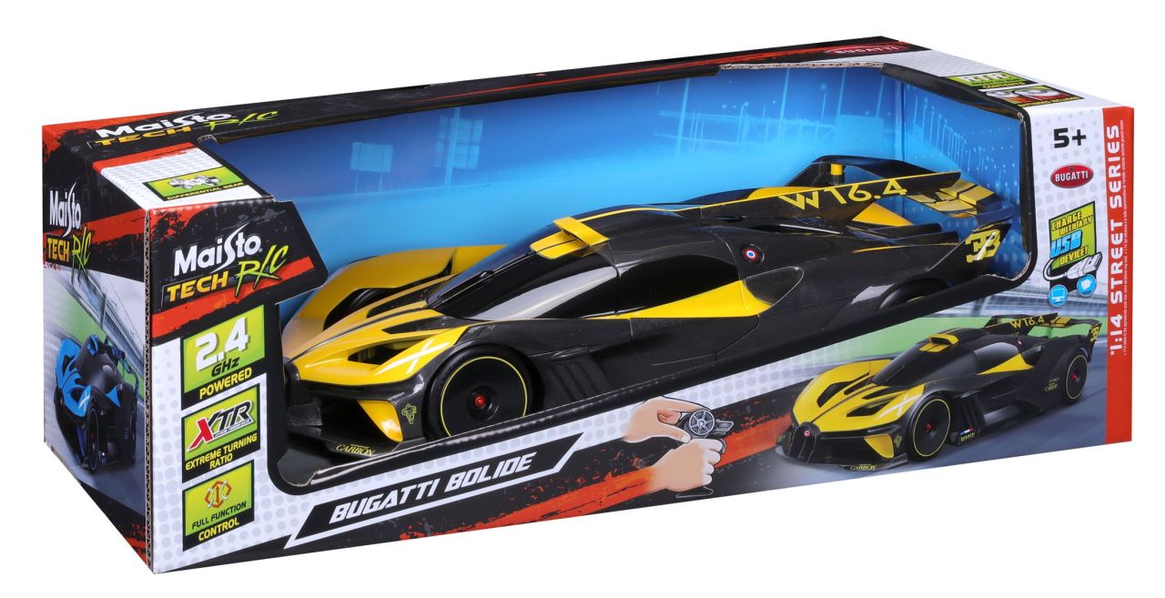 RC Bugatti Bolide 1/14 gelb