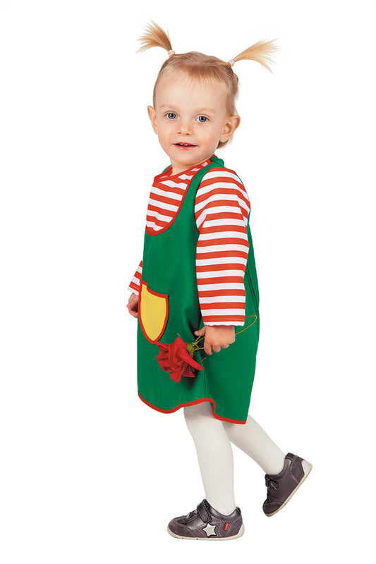 Grünes Kleid Kostüm, Gr. 80