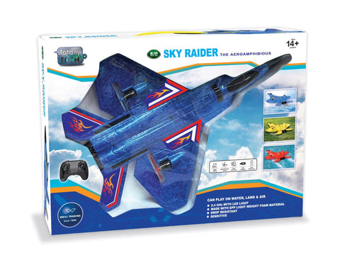 Sky Raider Flugzeug 2.4 Ghz blau