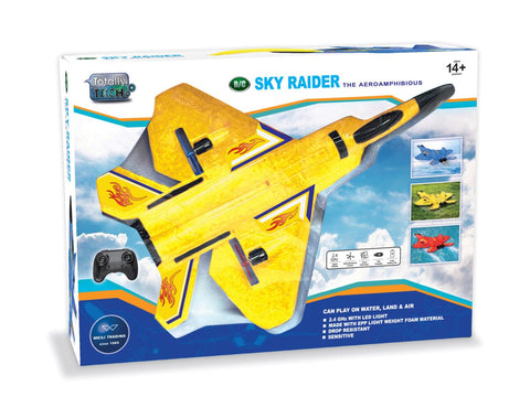 Sky Raider Flugzeug 2.4 Ghz gelb