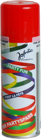 Luftschlangenspray, rot