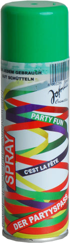 Luftschlangenspray, grün