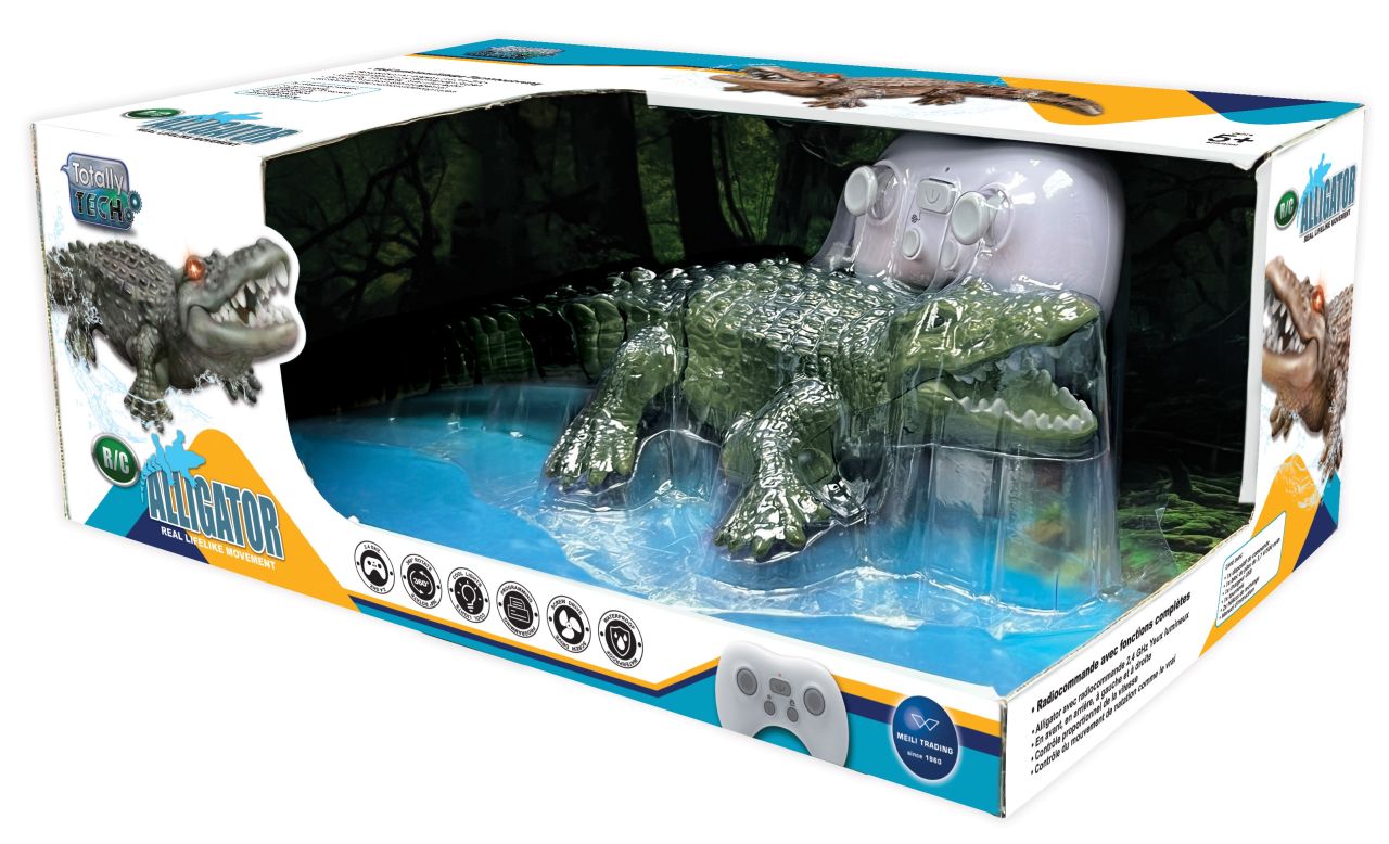 RC Alligator mit leuchtenden Augen