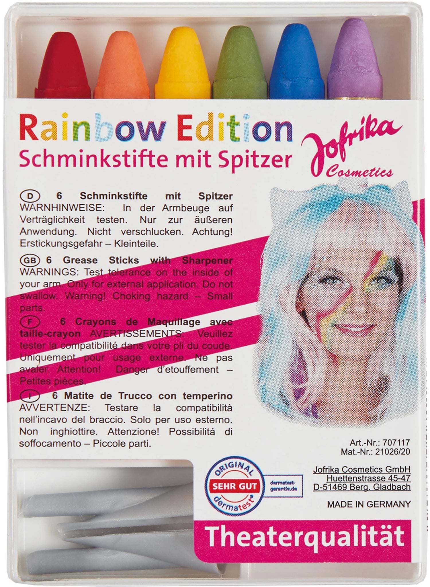 Schminkstifte 6 Stk.