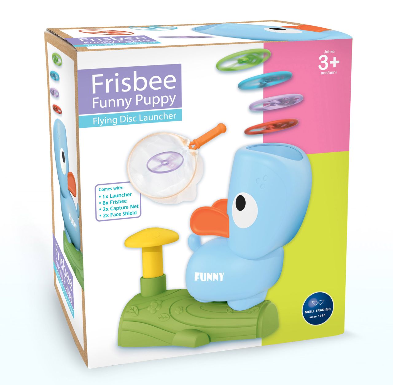 Totally Trendy Frisbee Funny Puppy